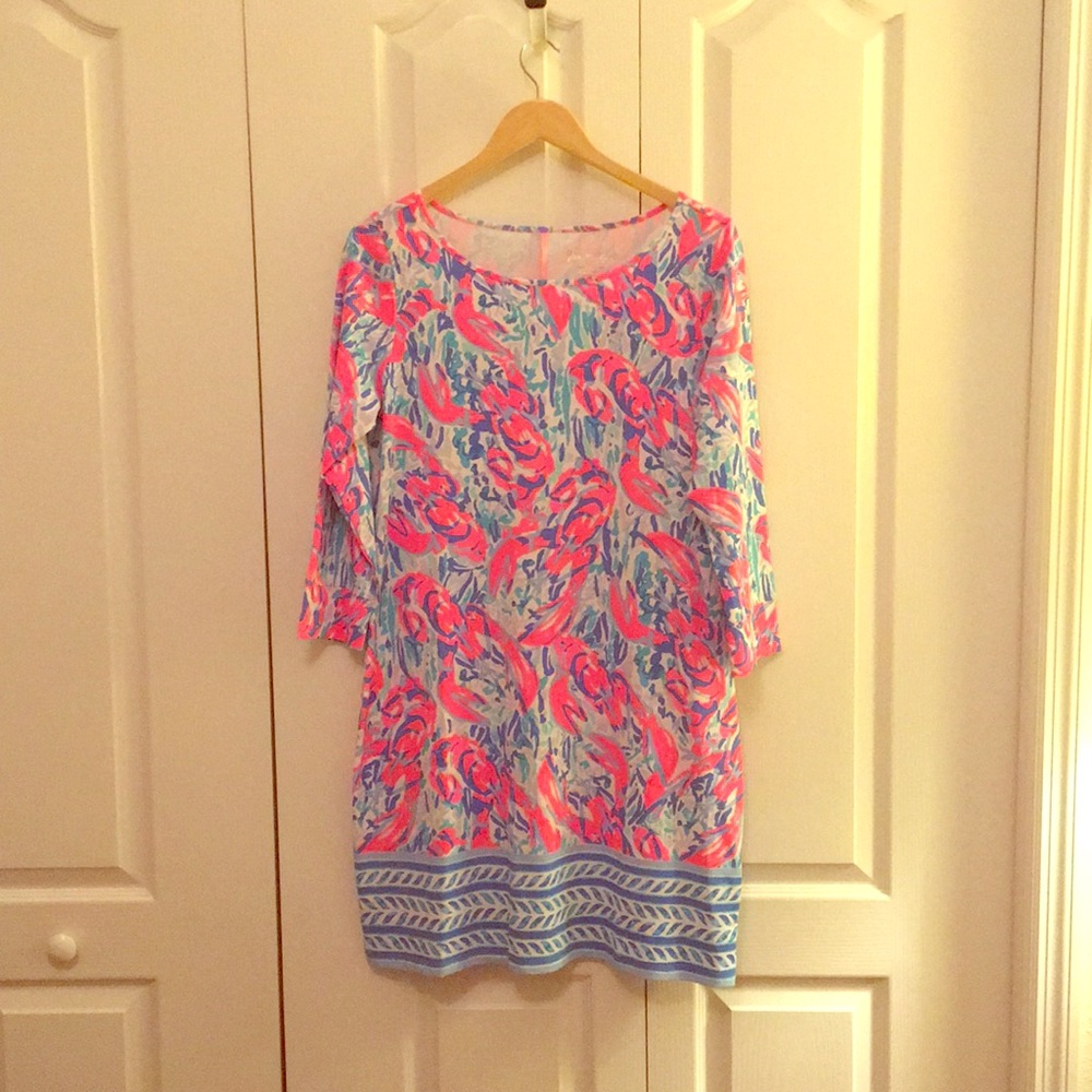 Three quarter sleeve Lilly Pulitzer shift dress